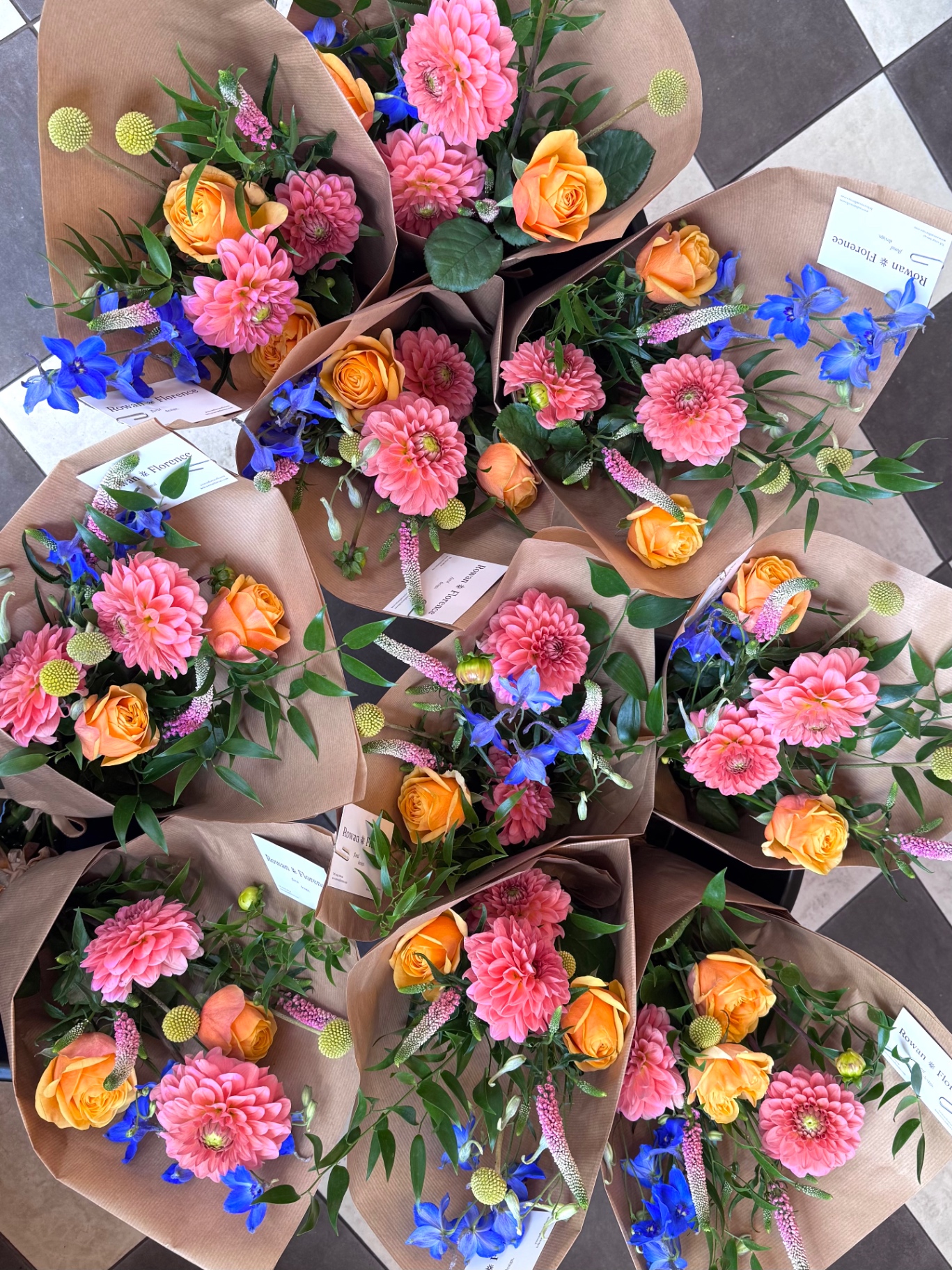 Hero, market bouquet spread