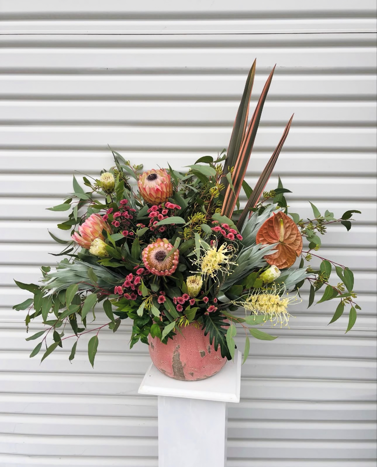 Protea Pedestal, Studio, Installation